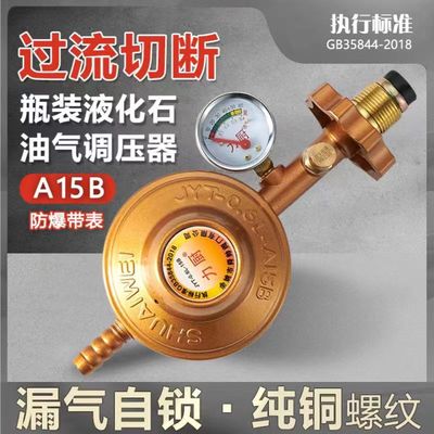 家用防爆漏气自闭减压切断低压阀