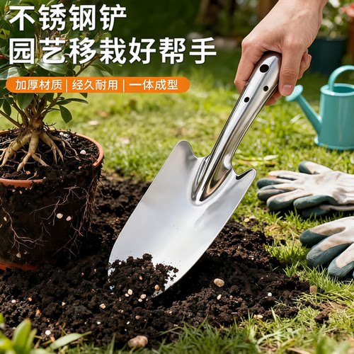 不锈钢小铲子园艺园林工具