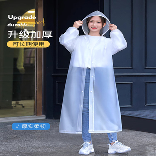 雨衣大人长款全身防暴雨透明加厚雨衣外穿男登山便携式一次性雨披