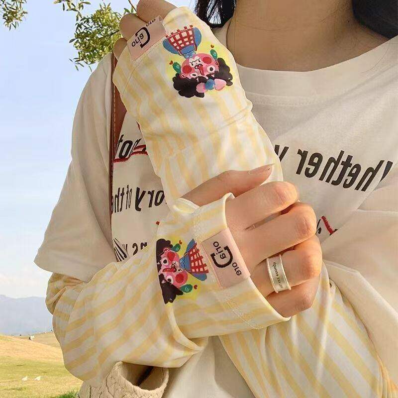 夏季冰丝防晒冰袖女款骑行护臂