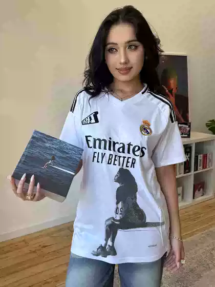 Kanye Lamar Rapper Collection Jersey Remake Football Jersey Short Sleeve Spring/Summer Portrait Print