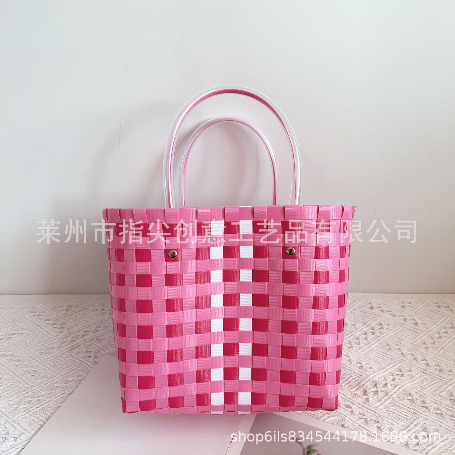 伴手礼手工编织手提篮