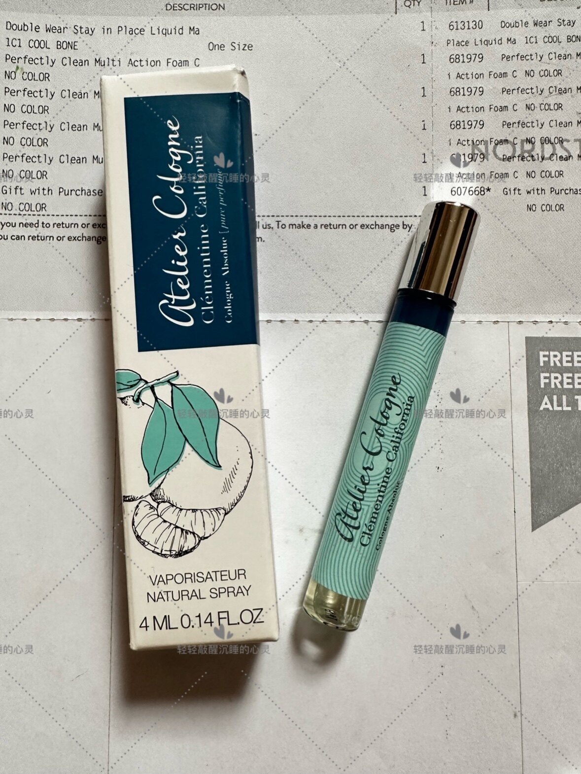 欧珑试管香水4ml 加州柑橘/海风青柠/梦幻香草