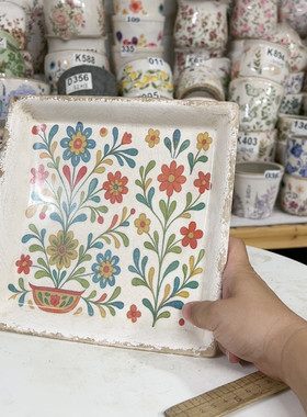 孤品青花盘子