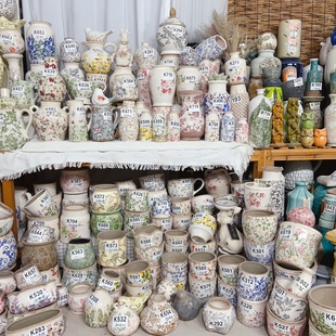 新中式仿古青花瓷兰花蝴蝶兰陶瓷花盆水培器皿种植花卉绿植园艺