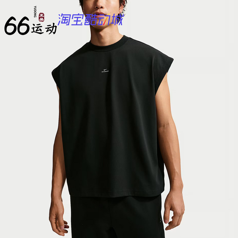 耐克篮球小标男速干无袖运动背心