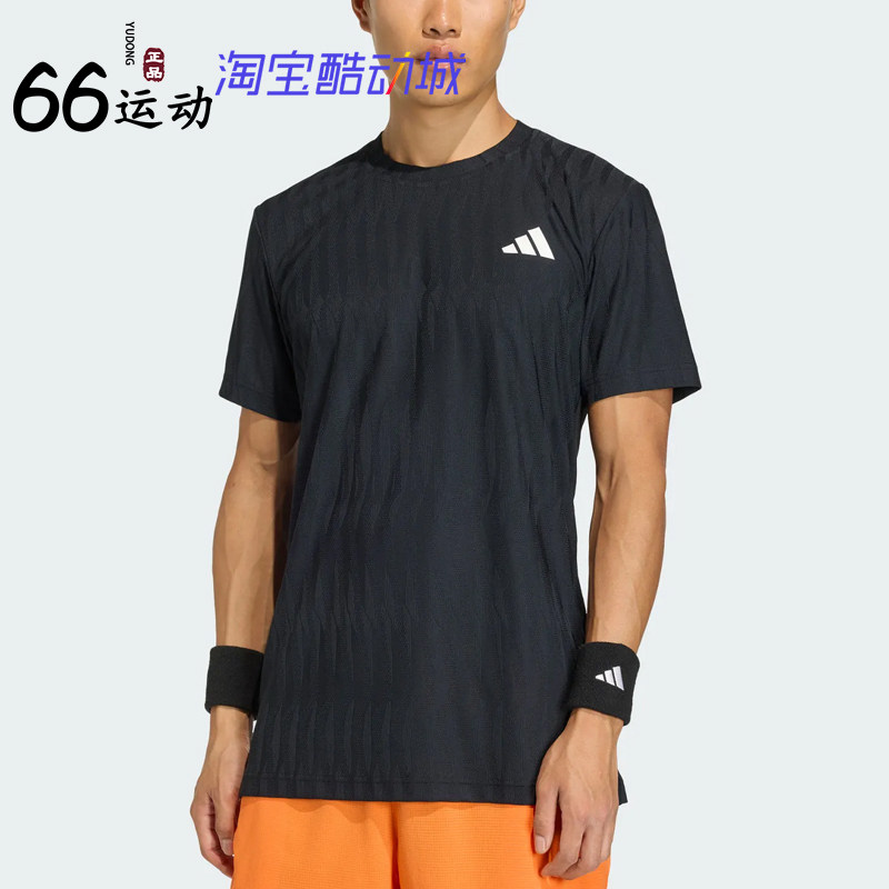 阿迪达斯男速干网球短袖T恤