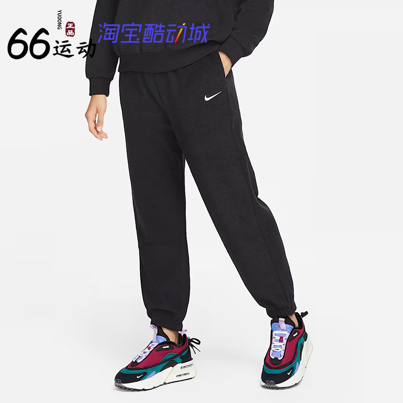 耐克女子舒适加绒高腰长裤