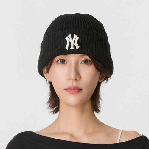 MLB男女同款保暖护耳针织帽