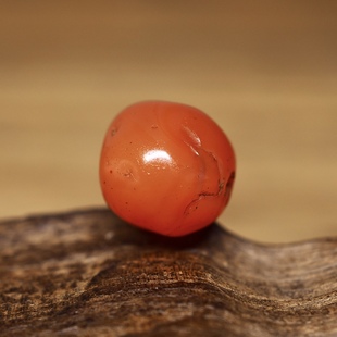 西亚千年阿契美尼德红色红玉髓老糖珠10.8-11.8老磕碰伤 包老好价