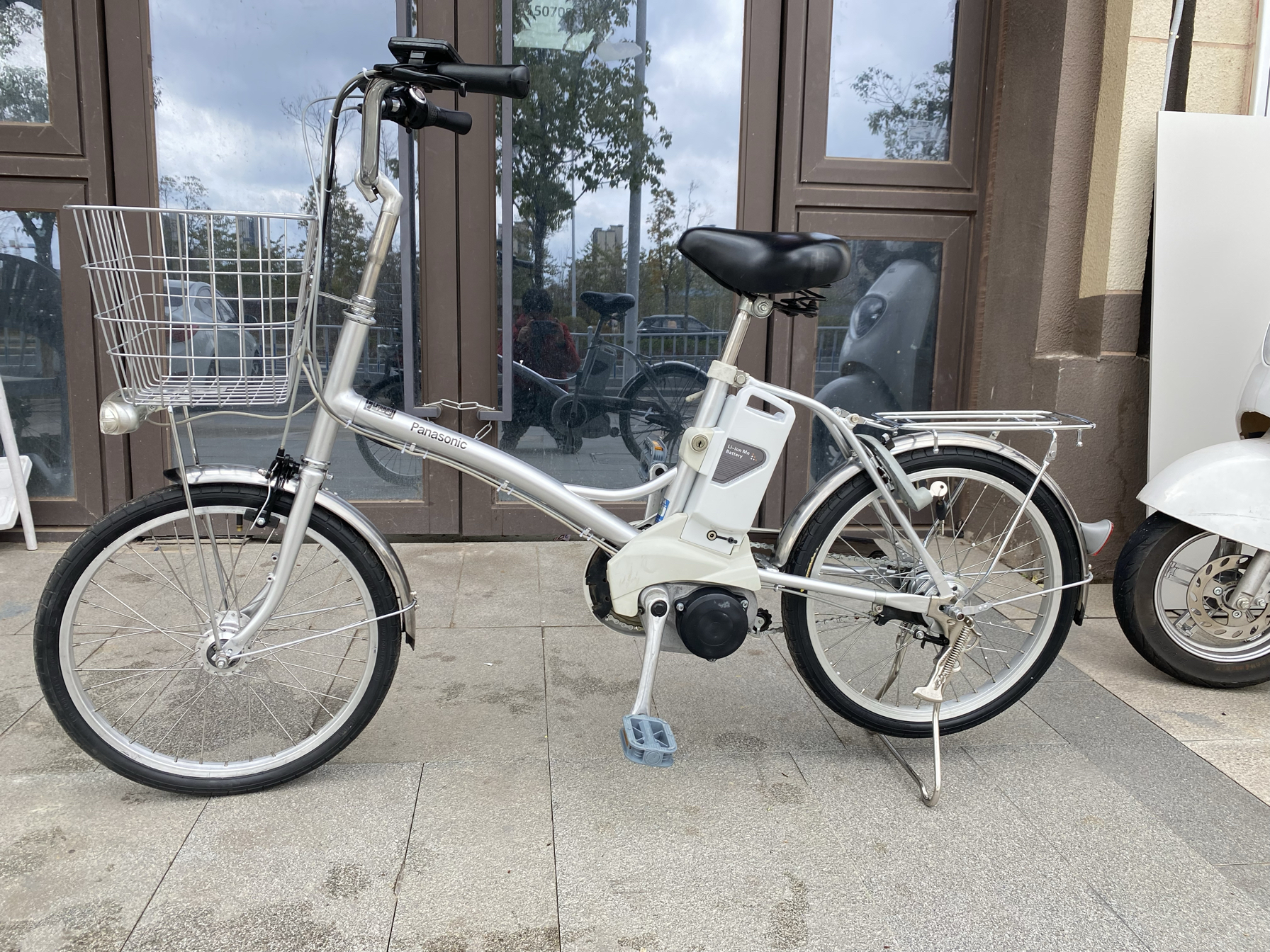松下助力自行车20寸日本电动车原装进口通勤小轮径内三速变速学生