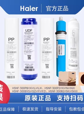 原装海尔净水器HSNF-300P8/P8L 滤芯300P2全套施特劳斯正品滤芯