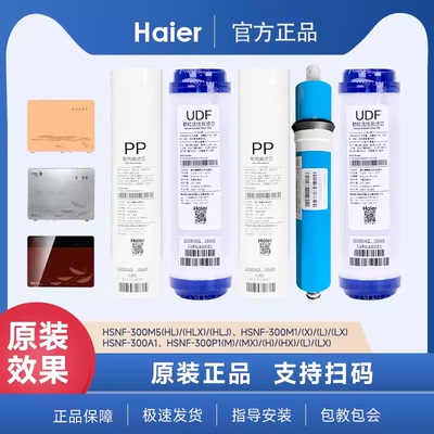 海尔施特劳斯净水器HSNF-300M5HL(J)/P1L/P1H/P1M/M1滤芯全套