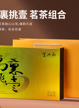 武夷山特级浓香型金骏眉小罐装茶叶大红袍肉桂花香小种红茶礼盒装