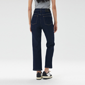 牛仔裤 裤 九分裤 梨形女装 子小个子 2025秋冬新款 NO93原色高腰直筒裤