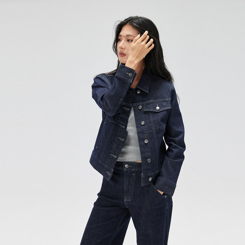 No.93复古水洗牛仔短款外套