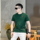 2026年新款短袖T恤钱塘3019TX230P70真模黑色，男装T恤，电商A023