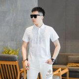 2026年新款短袖POLO衫钱塘3019PL3107P75真模，男装T恤，电商A023
