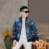 两面穿2026年新款圆领休闲夹克钱塘3019-JK9302P155商标已注册，男装夹克，电商A023