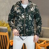 2026年新款连帽休闲夹克钱塘3019-JK9307P140真模商标已注册，男装夹克，电商A023