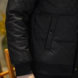 Y88656P3202025高端冬季90%白鸭绒翻领提花羽绒服真模365，男装羽绒服，电商A023