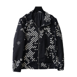 商标已注册2025年新款印花连帽休闲夹克JK9268P140真模，男装夹克，电商A023