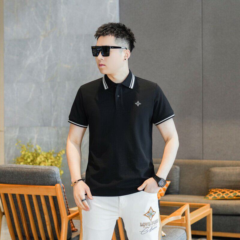 2026年新款短袖POLO衫钱塘3019PL3089P68真模商标已注册，男装T恤，电商A023