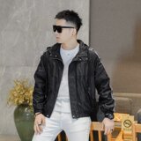 2026年新款连帽休闲夹克钱塘3019-JK9299P155真模，男装夹克，电商A023