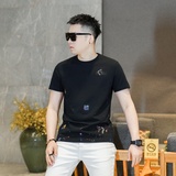 2026年新款短袖T恤钱塘3019TX230P70真模黑色，男装T恤，电商A023