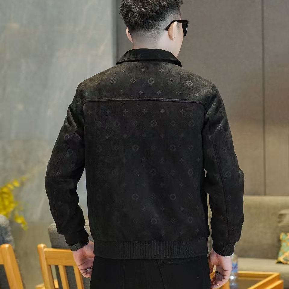 Y88655P3202025高端冬季90%白鸭绒翻领鸡皮绒羽绒服沙发控365,男装羽绒服,电商A023