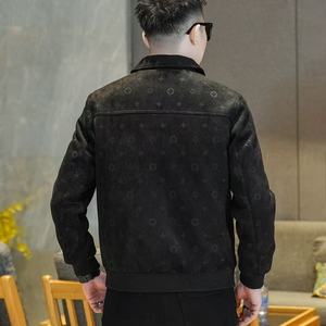 Y88655 P320 2025高端冬季90%白鸭绒翻领鸡皮绒羽绒服  沙发控365图片