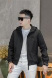 2026年新款连帽休闲夹克钱塘3019-JK9301P145真模，男装夹克，电商A023