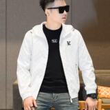 商标已注册2025年新款提花连帽休闲夹克JK88607P175真模，男装夹克，电商A023