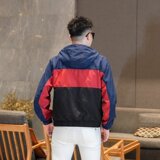2026年新款连帽休闲夹克钱塘3019-JK9293P140真模，男装夹克，电商A023
