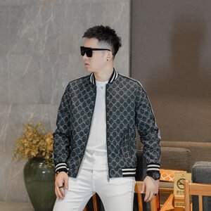 2026年新款圆领休闲夹克 钱塘3019-JK9309 P145真模 商标已注册图片