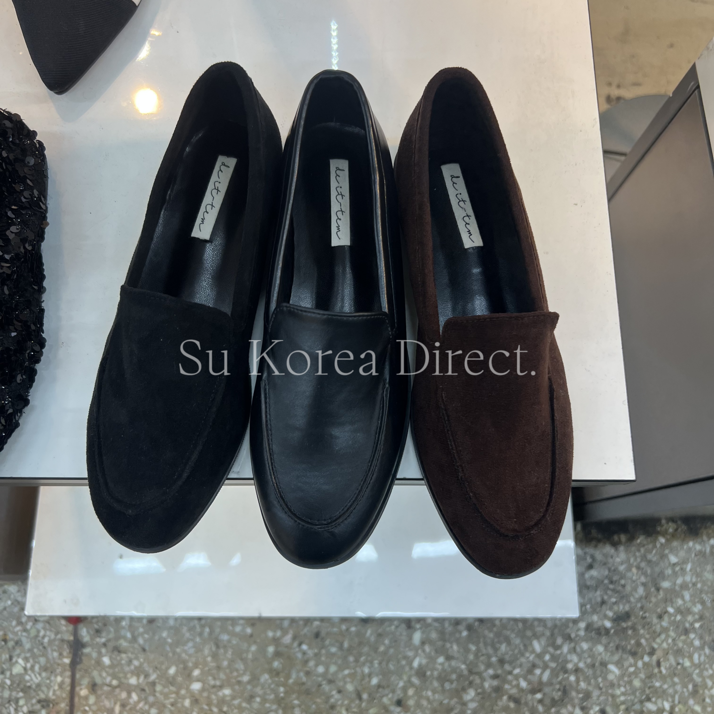 英伦风经典款软皮平底懒人乐福鞋