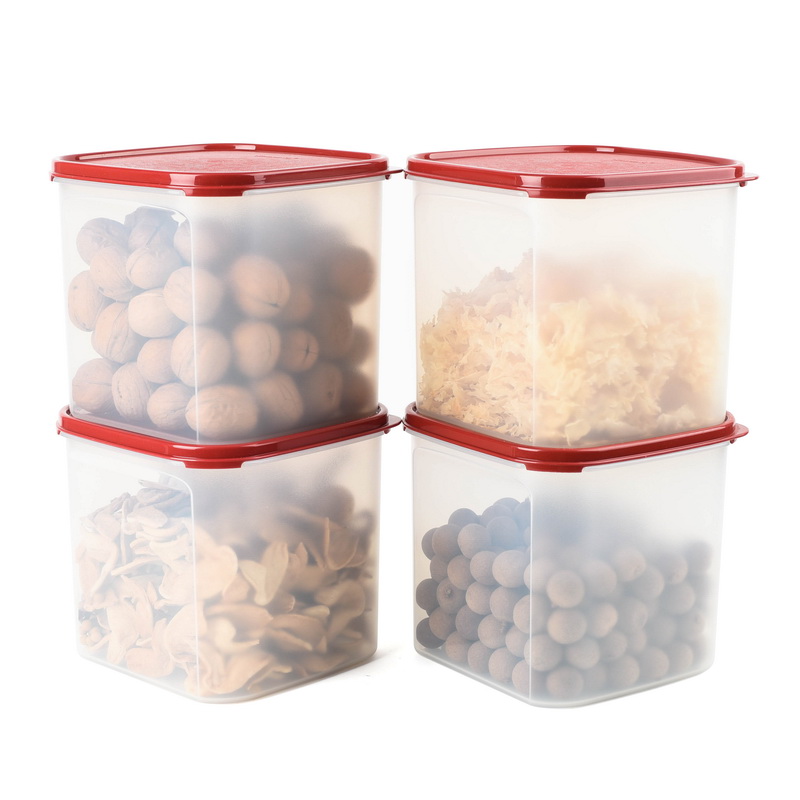 特百惠4L方形3号密封储藏保鲜盒