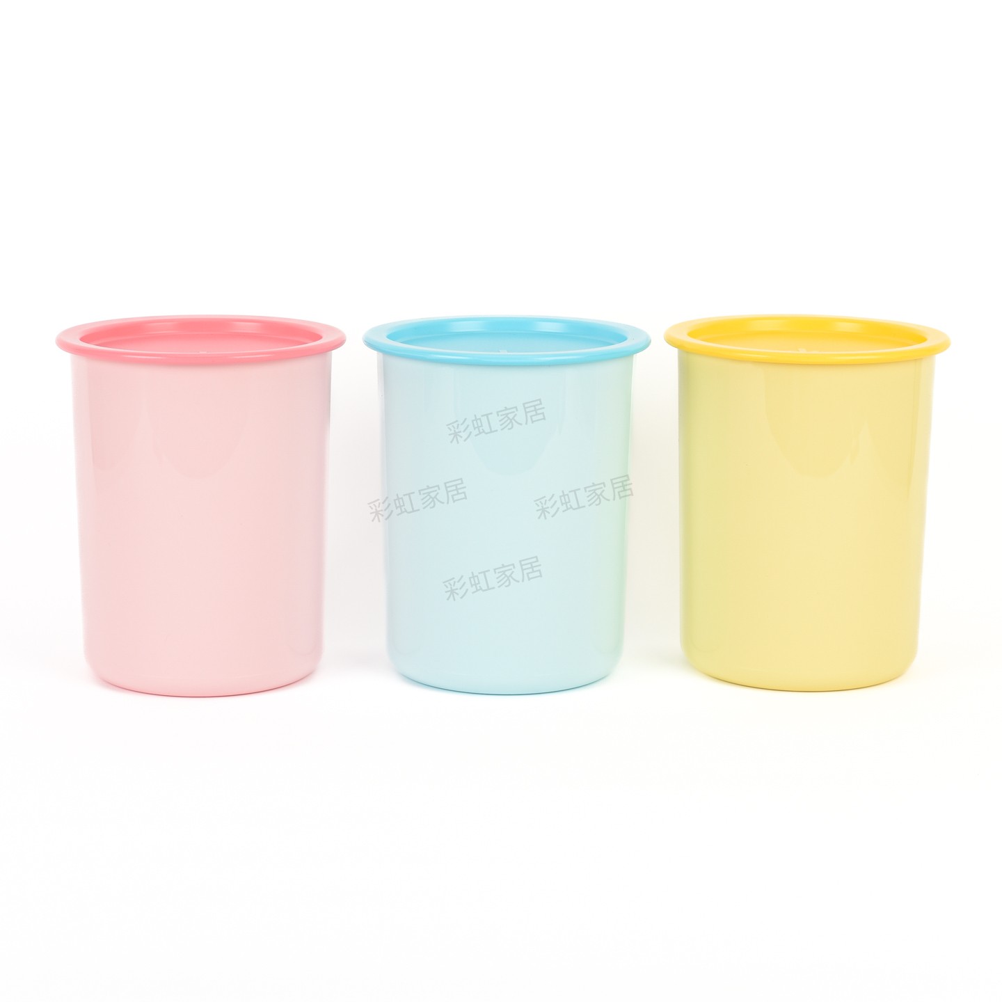 特百惠1.25L开合易密封圆罐 家用易开水果保鲜盒密封收纳盒