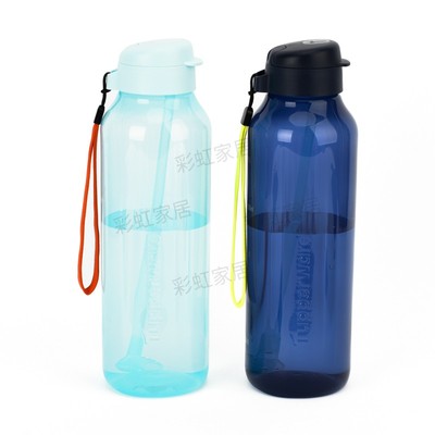 特百惠1.2L动感水力瓶 大容量带吸管男女士户外运动水杯