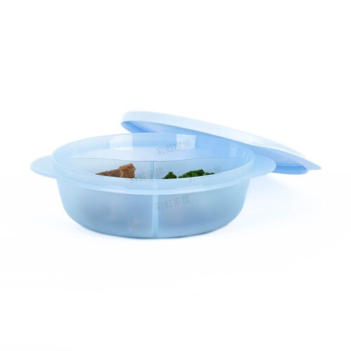 特百惠1L微波分格保鲜碗便携饭盒