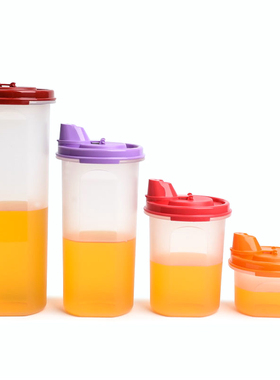 特百惠 440/650/890ml大中小号厨房防漏油壶 密封塑料酱油瓶