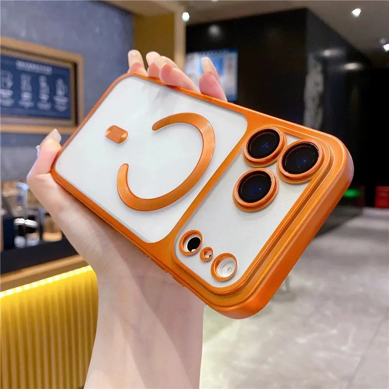 适用秒变iPhone17PROMAX磨砂磁吸手机壳苹果16电镀TPU软全包护套