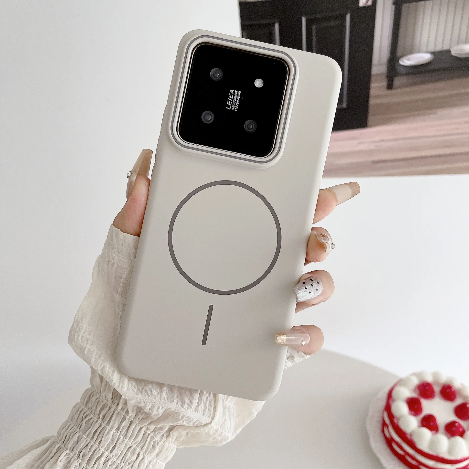 适用小米15PRO磁吸手机壳超薄肤感磨砂小米14ultra时尚马卡龙PC套