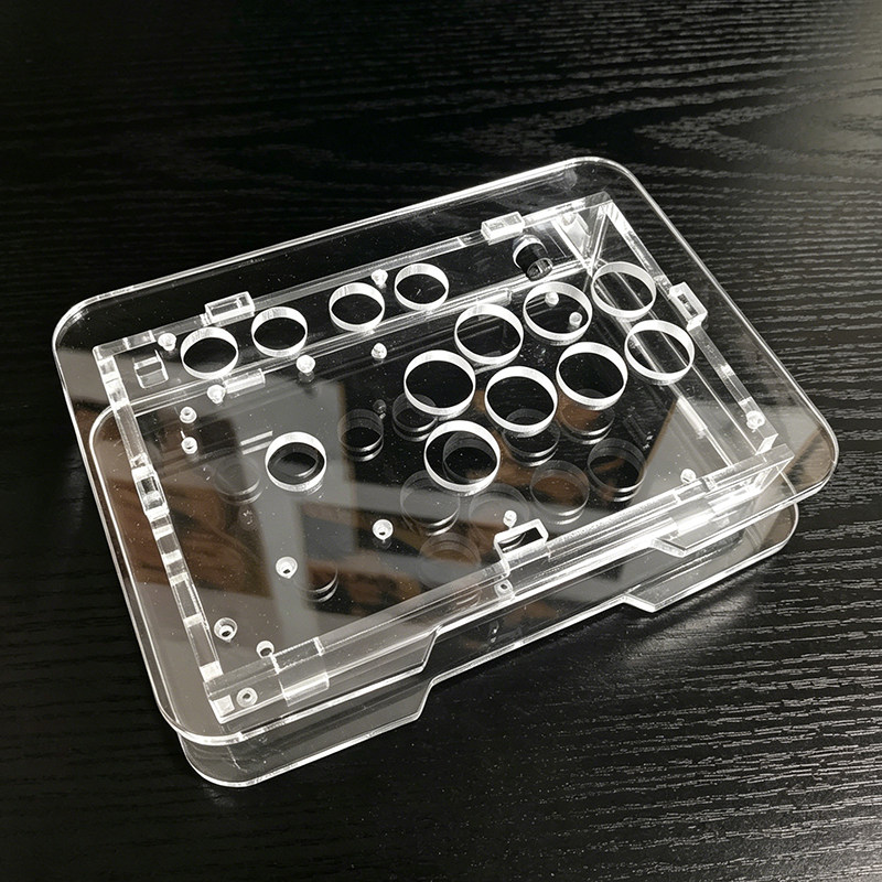 透明摇杆外框街机外壳街机游戏摇杆树莓派摇杆框体DIY摇杆组装