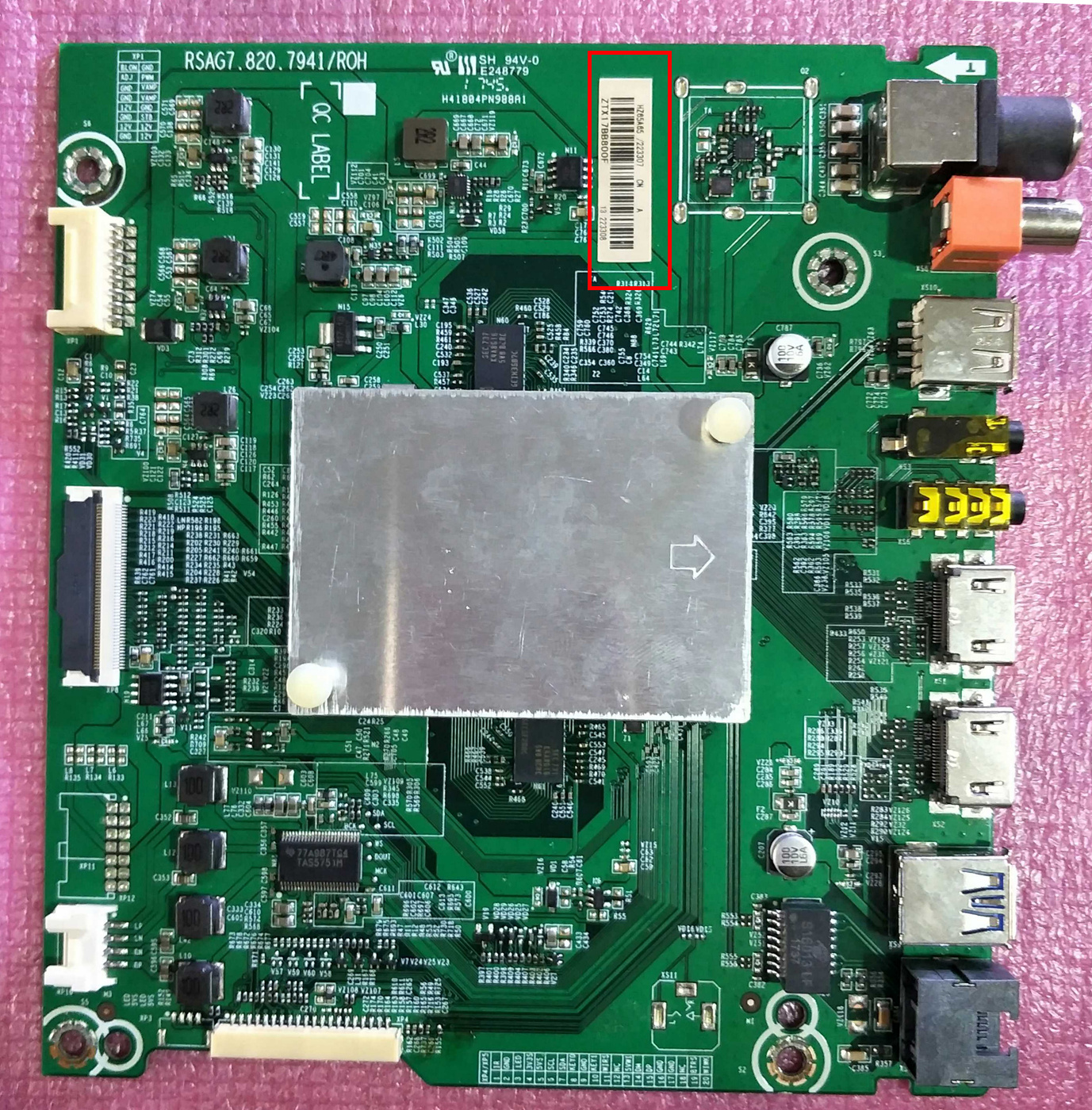 海信HZ49A65(BOM1)主板RSAG7.820.7941屏HD490S3U21