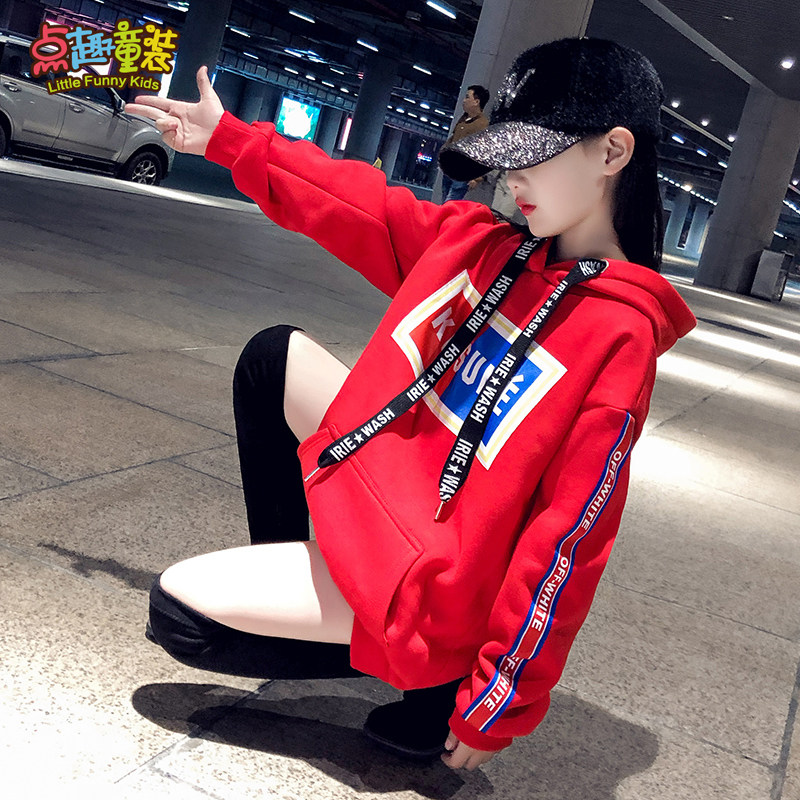 親子裝2019新款洋氣春裝女童韓版中長款連帽衛衣12歲春秋款上衣潮在類目 女裝/女士精品, 衛衣/絨衫中 - 來自Buy2taobao.com提供專業的淘寶代購服務
