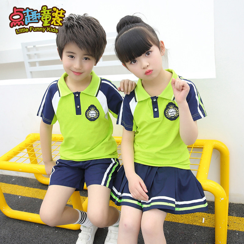 幼儿园园服英伦风小学生校服夏季新款韩国儿童学院风纯棉班服套装在类目 女装/女士精品, 套装/学生校服/工作制服, 学生校服中 - 来自Buy2taobao.com提供专业的淘宝代购服务