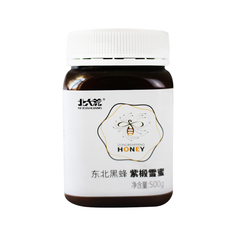 紫椴雪蜜北大荒优选比肩麦卢卡饶河保护区500g成熟纯蜂蜜