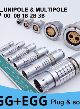 Push pull Cirular self latching Male female 0B 1B 2B 3B ser