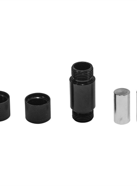 Black 5 parts Aluminum Pollen Press Tobacco Compressor Work